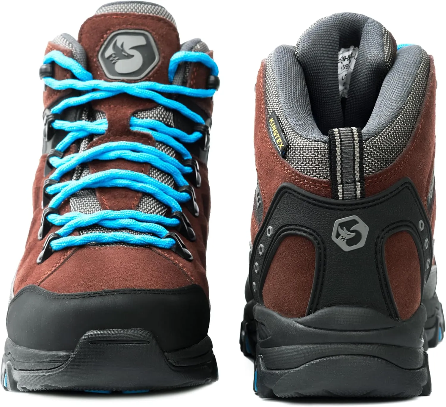 Foxelli Women’s Hiking Boots - Waterproof Lightweight & Breathable Suede Leather