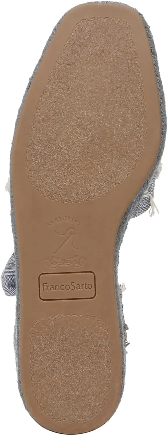 Franco Sarto Women's Britney Ankle Strap Wedge Espadrilles Sandal