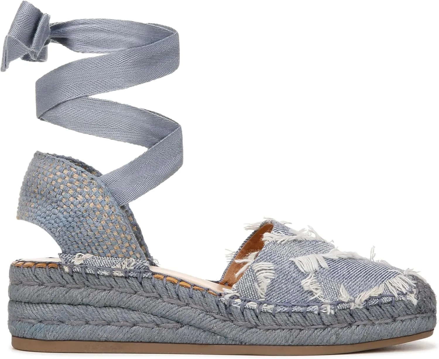 Franco Sarto Women's Britney Ankle Strap Wedge Espadrilles Sandal