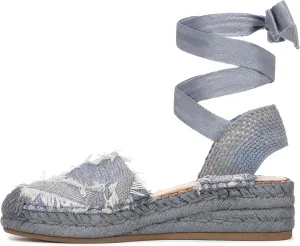 Franco Sarto Women's Britney Ankle Strap Wedge Espadrilles Sandal