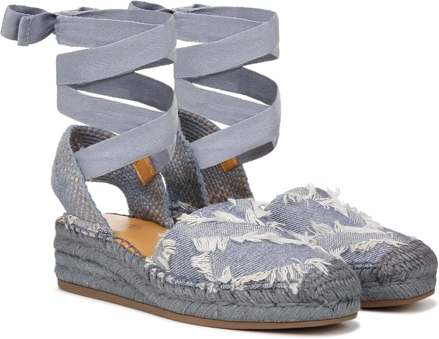 Franco Sarto Women's Britney Ankle Strap Wedge Espadrilles Sandal