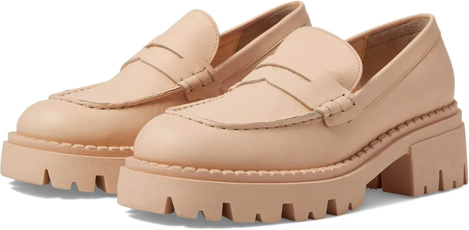 Free People Womens Lyra Lug Sole Loafer Cantaloupe EU 39.5 (US Women's 9.5) M