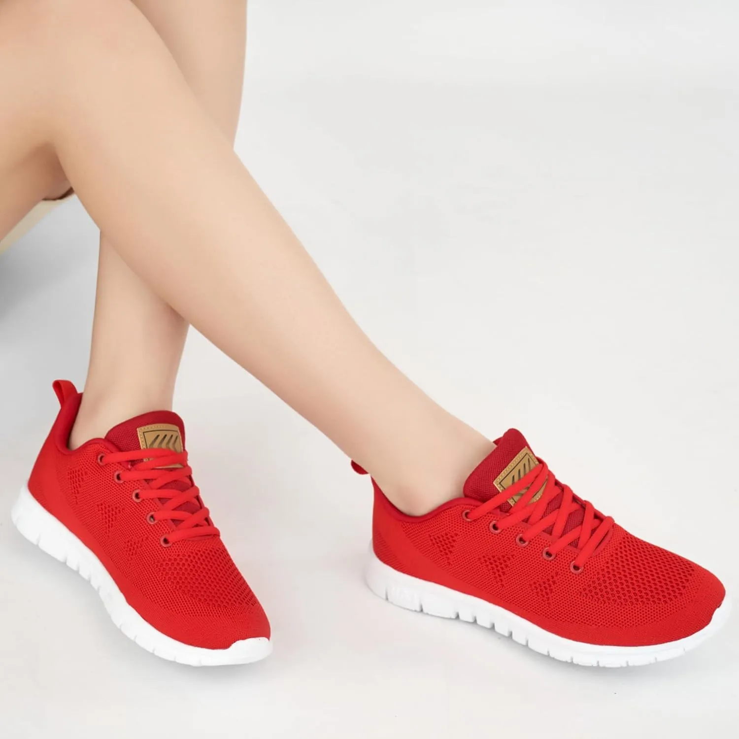FUDYNMALC Womens Sneakers Tennis Shoes: Fashion Lightweight Non Slip Footwear for Running Walking Casual