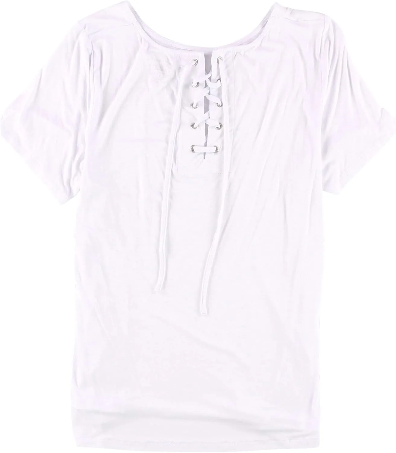 G.H. Bass & Co. Women's Lt. Wt. Viscose Spandex Tie Up Top