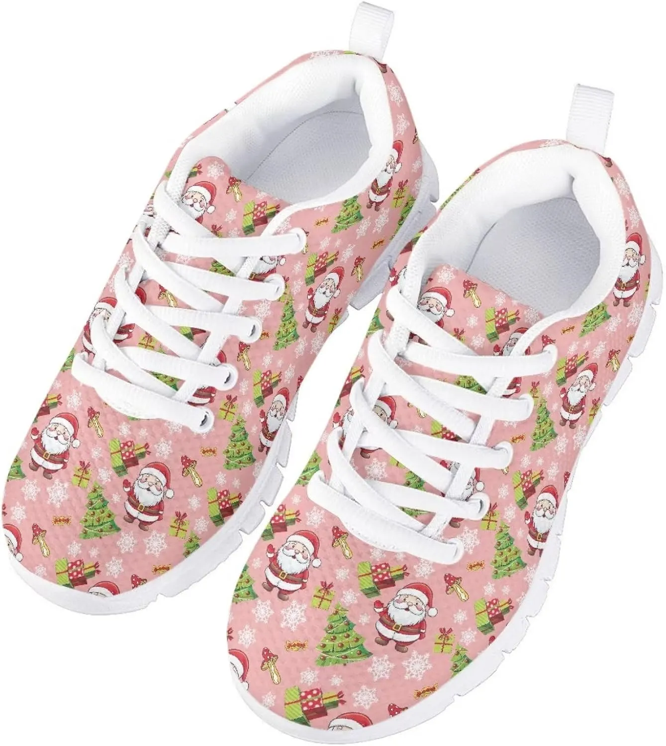 GIFTPUZZ Kids Sneakers Hiking Running Outdoor Walking Lace Up Athletic Tennis Shoes