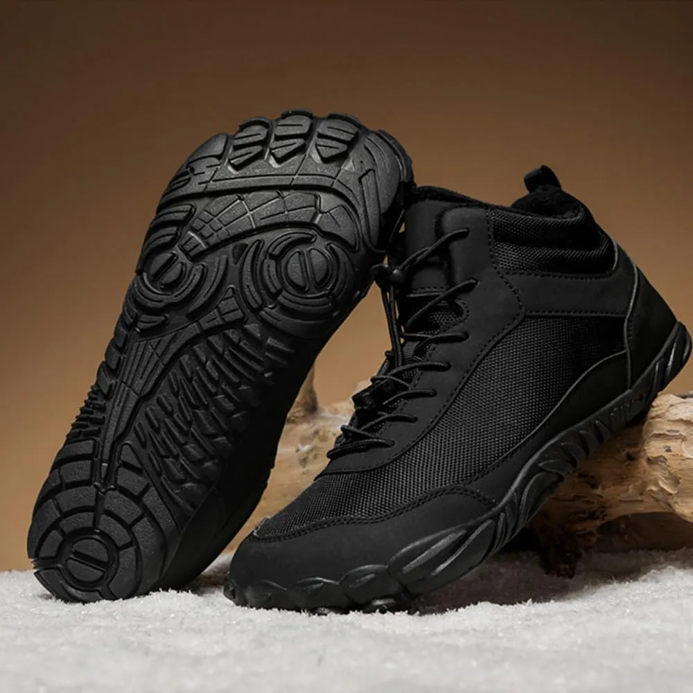 Giltpeak Hike Winter Barefoot Shoes for Elderly Women Mens, Waterproof Wide Hike Barefoot Winter, Winter Wide Toe Barefoot Hiking Shoes Boots