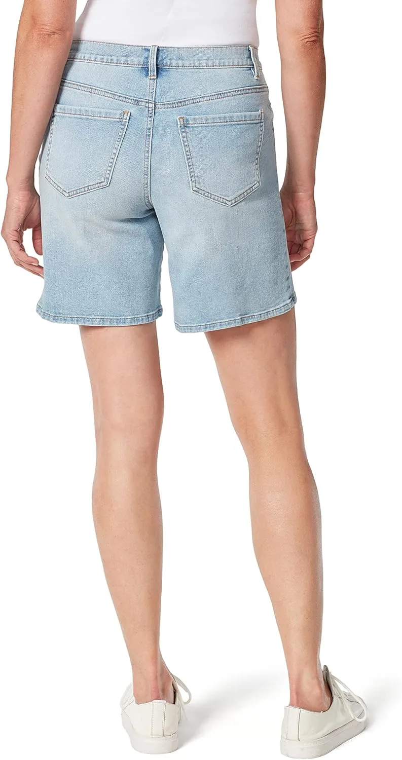 Gloria Vanderbilt Women's 3/4 Thigh 8" Relaxed Fit Short