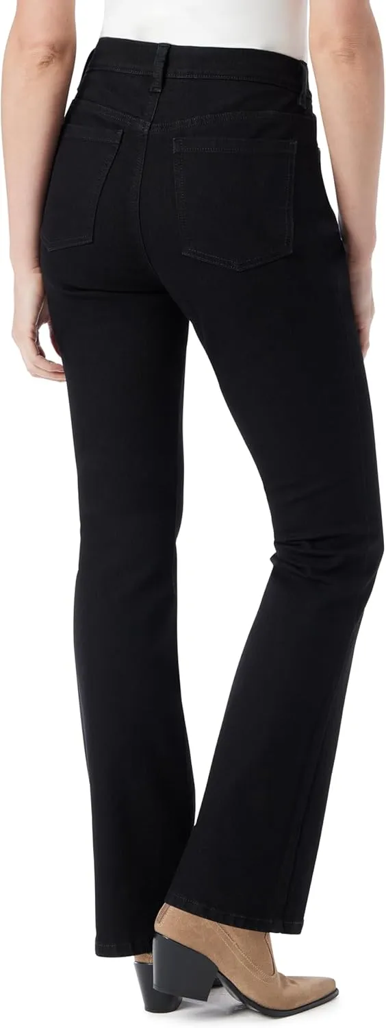 Gloria Vanderbilt Women's Amanda High Rise Boot Cut Jean Petite