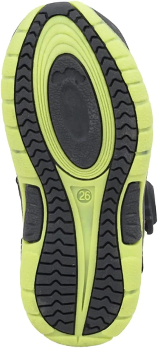 Gold Pigeon Shoes Kids TOE GUARD Easy Snap Lock Closed Toe Athlete Sandals