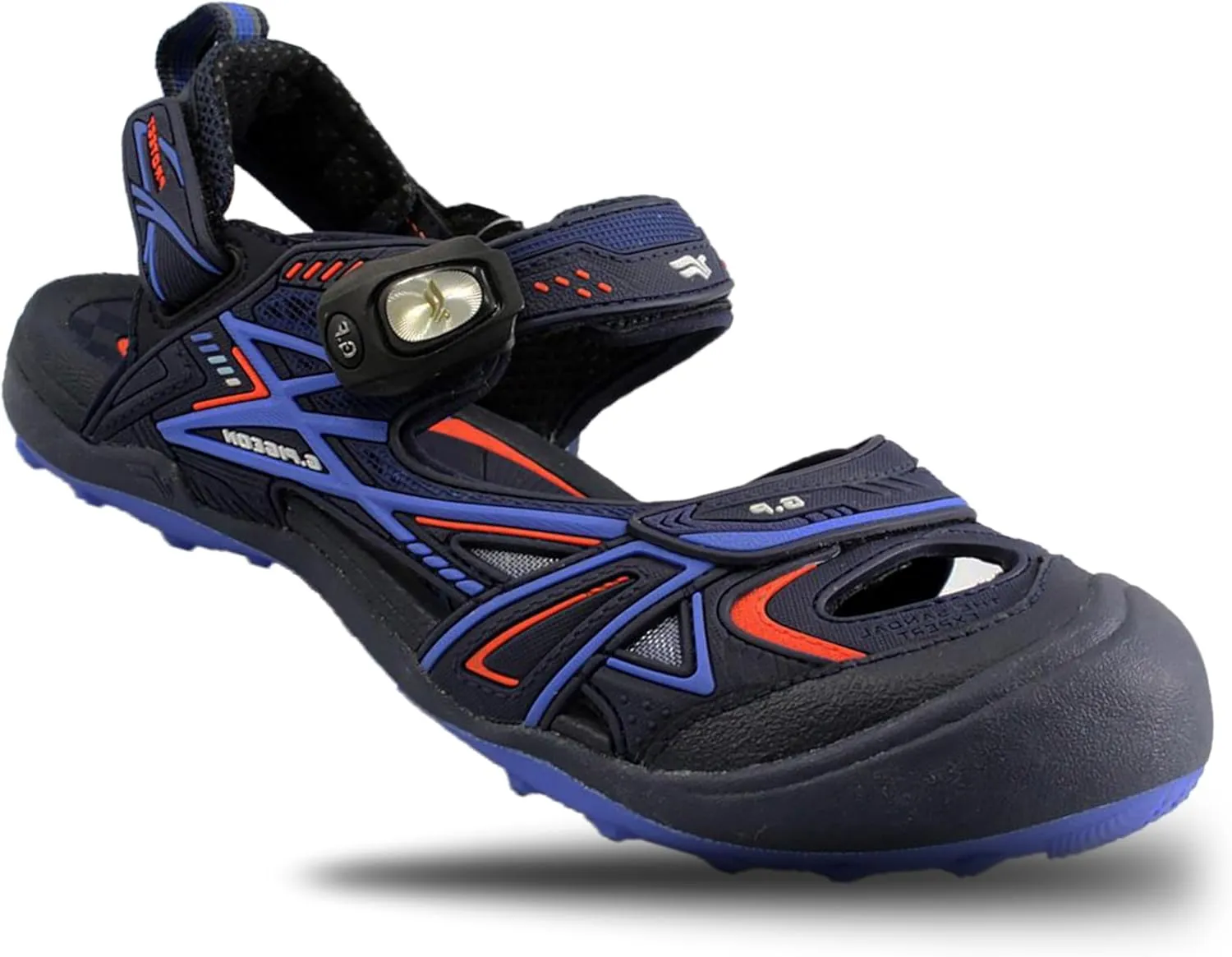 Gold Pigeon Shoes Kids TOE GUARD Easy Snap Lock Closed Toe Athlete Sandals