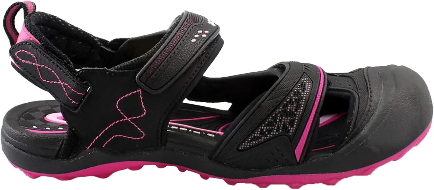 Gold Pigeon Shoes Kids TOE GUARD Easy Snap Lock Closed Toe Athlete Sandals