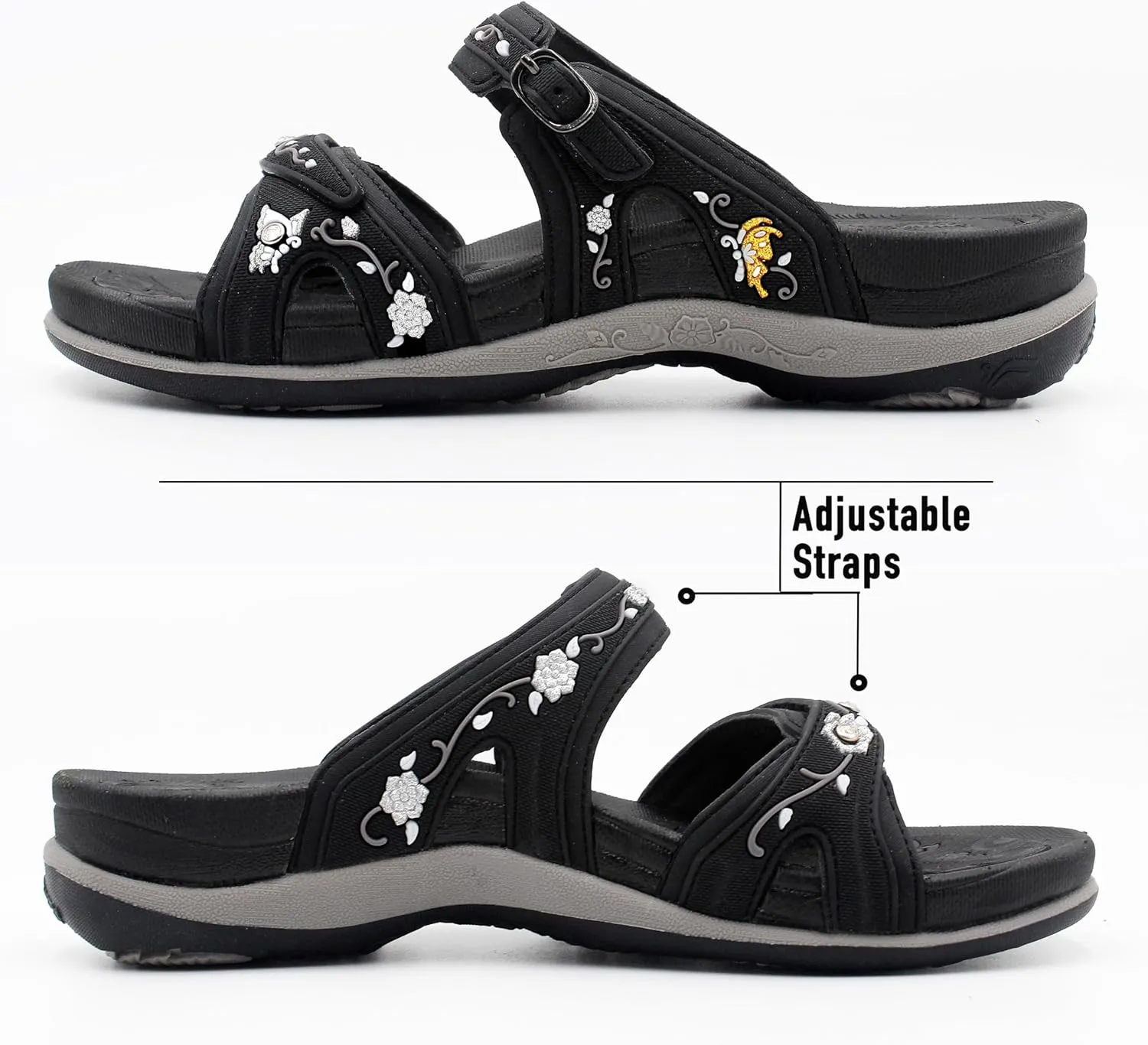 Gold Pigeon Shoes SIGNATURE Comfort Walking Ergonomic Slides Sandals for Women