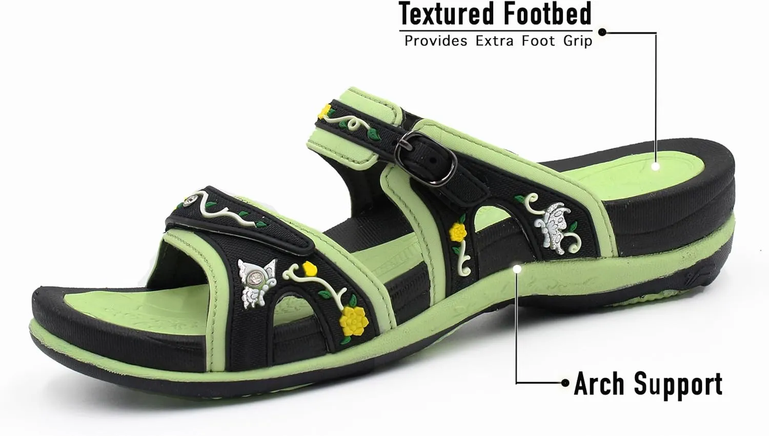 Gold Pigeon Shoes SIGNATURE Comfort Walking Ergonomic Slides Sandals for Women