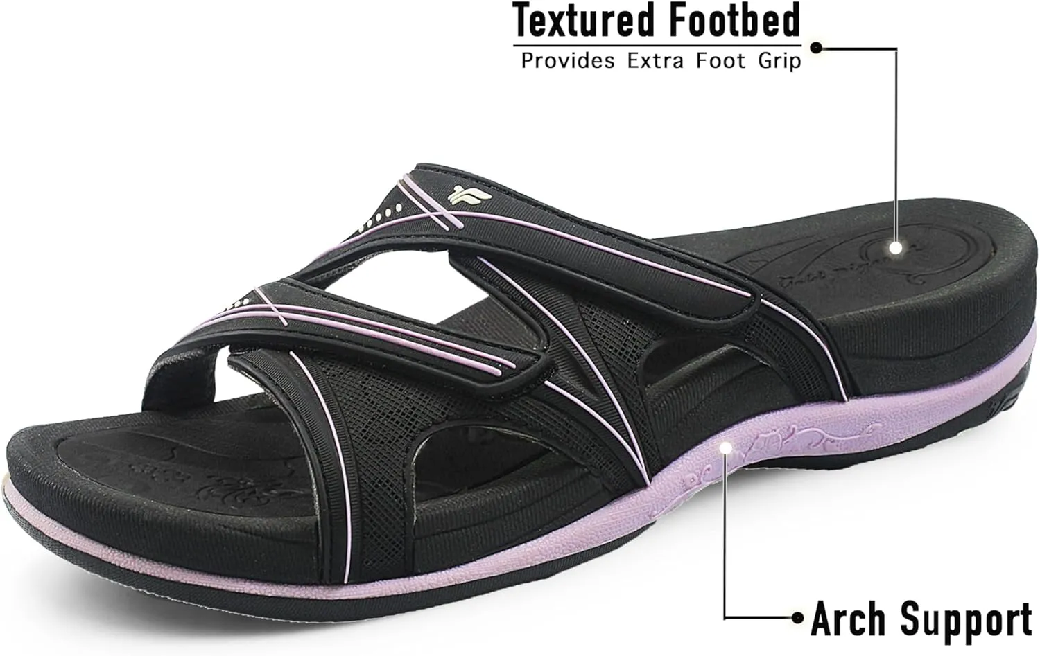 Gold Pigeon Shoes SIGNATURE Comfort Walking Ergonomic Slides Sandals for Women