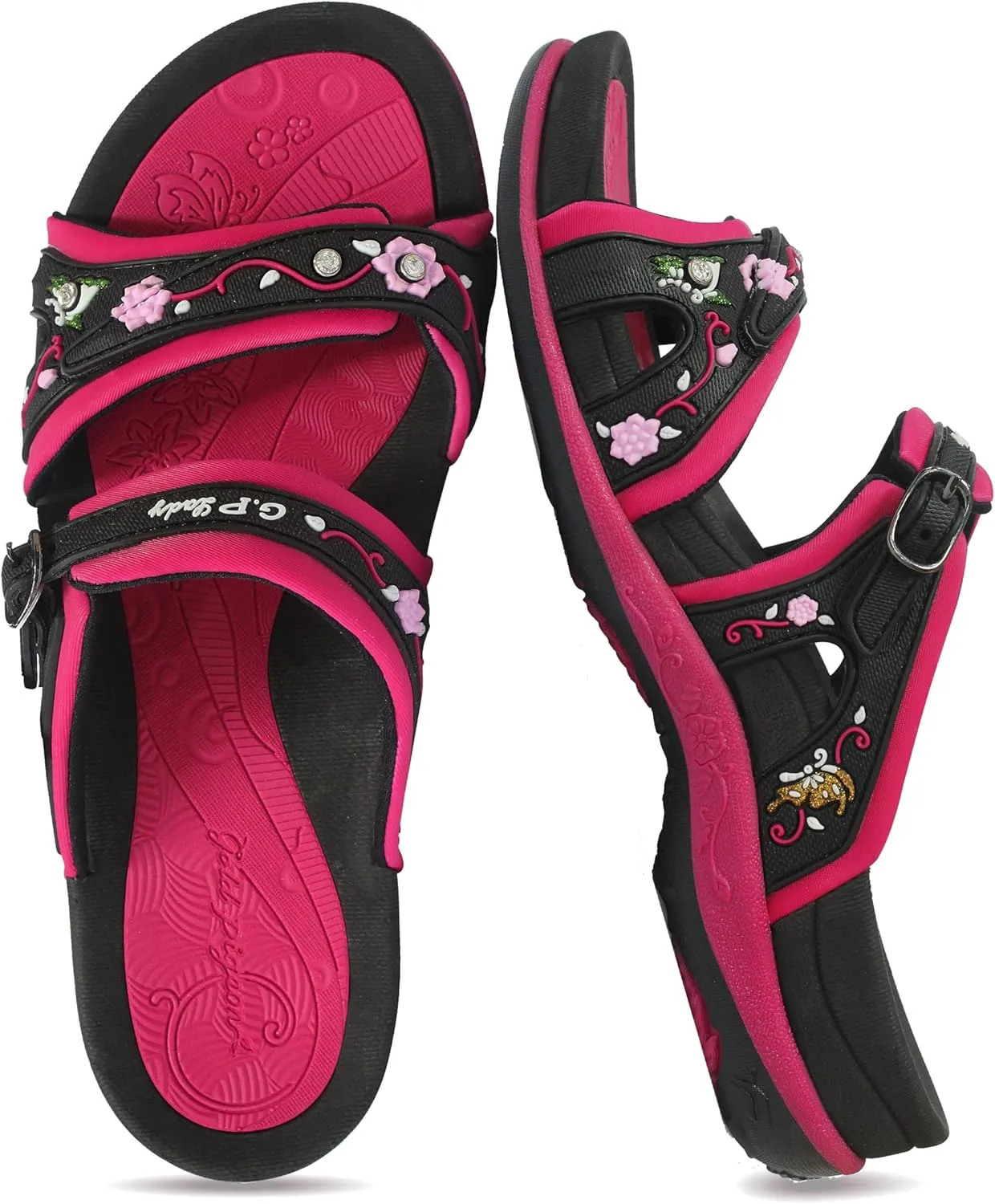 Gold Pigeon Shoes SIGNATURE Comfort Walking Ergonomic Slides Sandals for Women