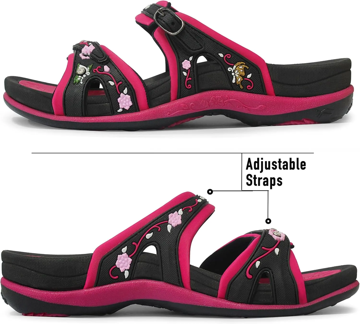 Gold Pigeon Shoes SIGNATURE Comfort Walking Ergonomic Slides Sandals for Women