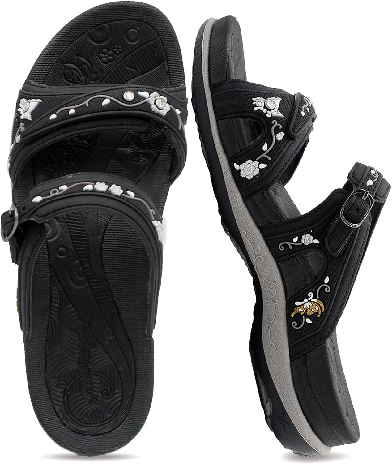 Gold Pigeon Shoes SIGNATURE Comfort Walking Ergonomic Slides Sandals for Women