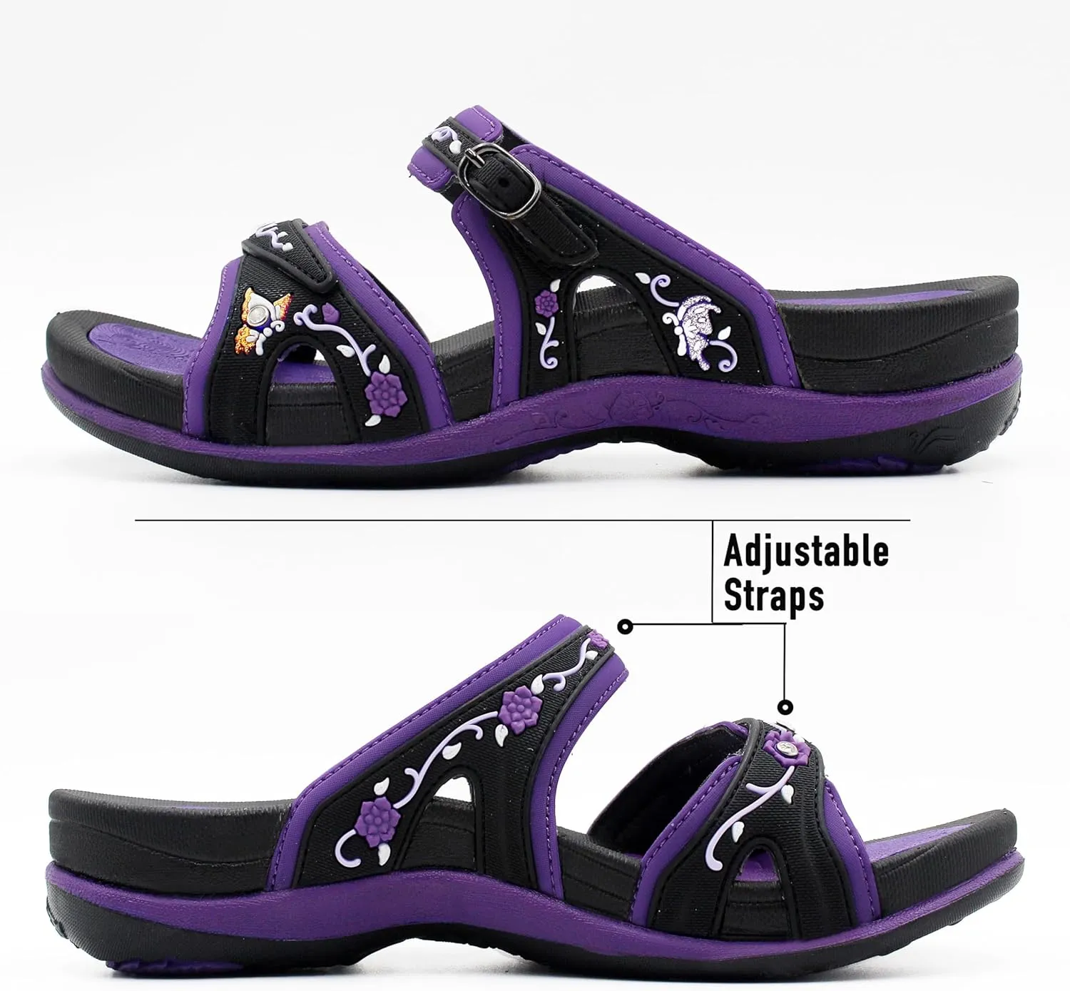 Gold Pigeon Shoes SIGNATURE Comfort Walking Ergonomic Slides Sandals for Women