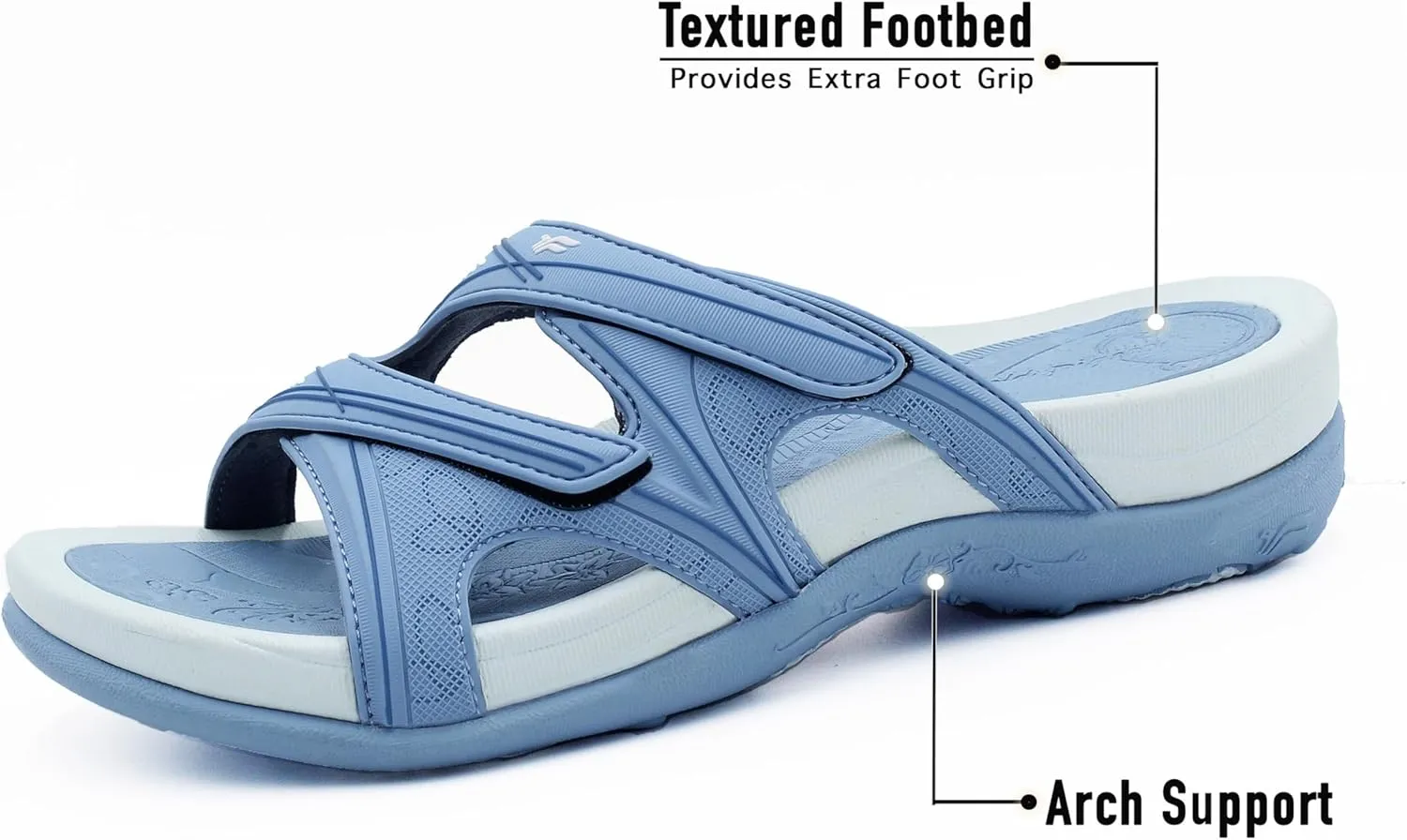 Gold Pigeon Shoes SIGNATURE Comfort Walking Ergonomic Slides Sandals for Women