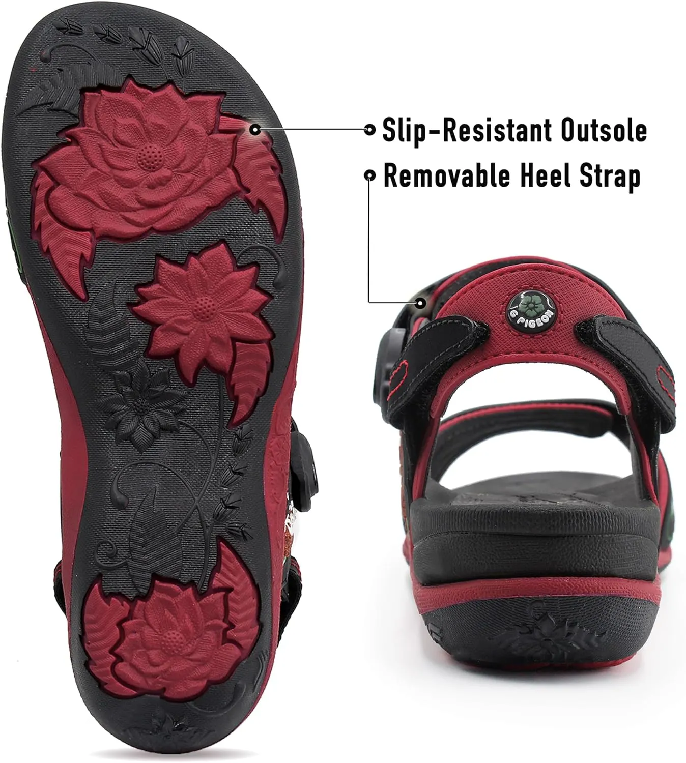 Gold Pigeon Shoes |SIGNATURE| Easy Snap Lock Comfort Ergonomic Walking Sandals for Women