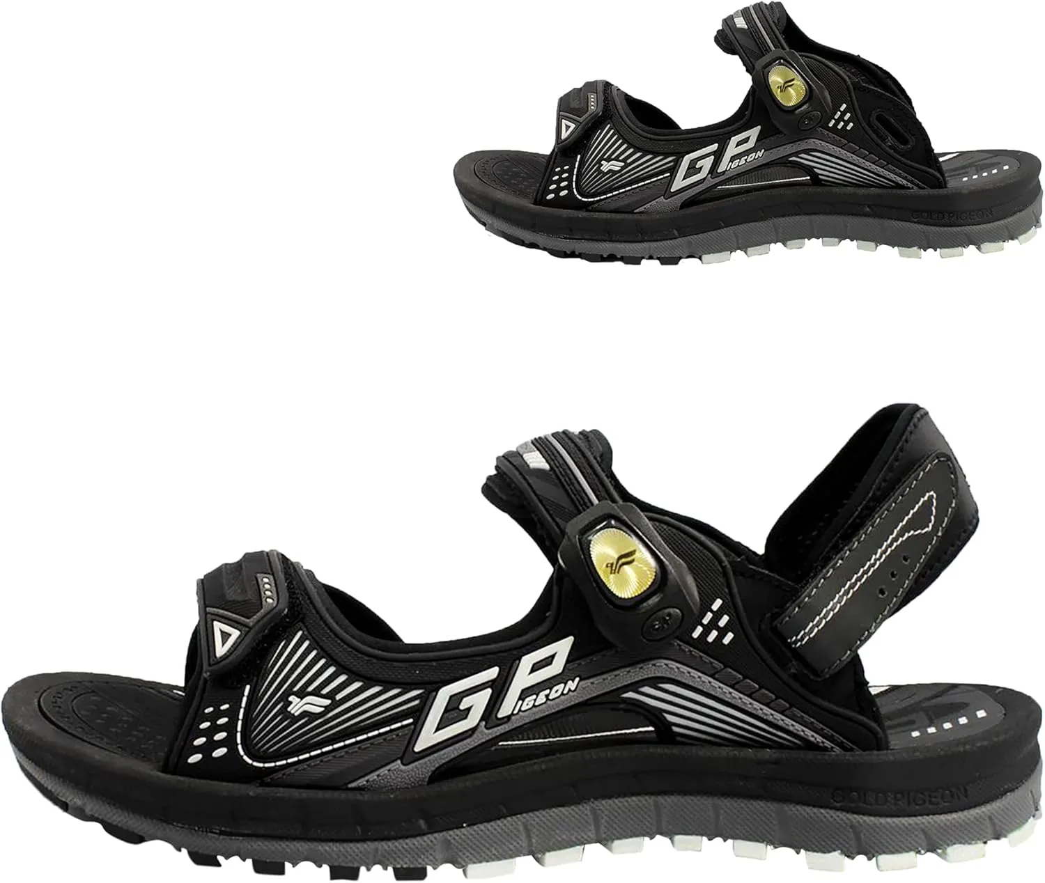 Gold Pigeon Shoes SIGNATURE Unisex Athletic Sandals SNAP LOCK Closure