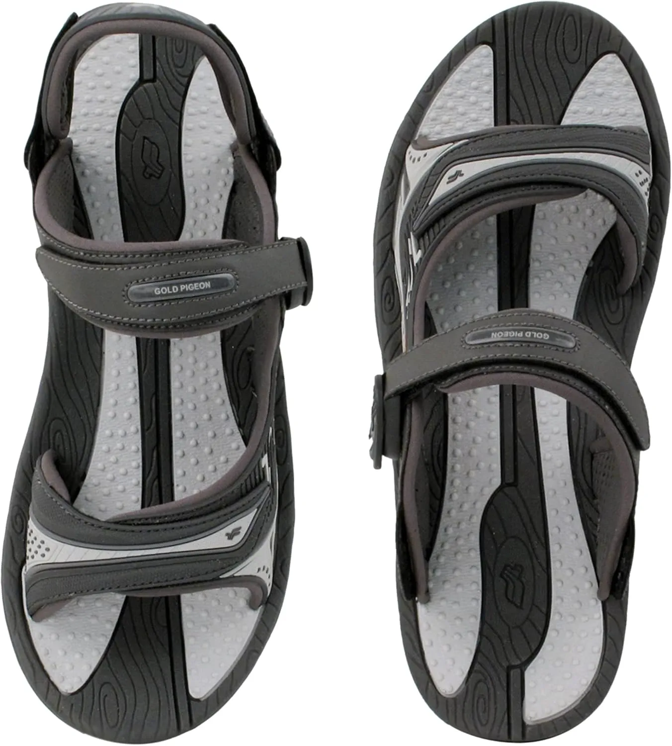 Gold Pigeon Shoes SIGNATURE Unisex Athletic Sandals SNAP LOCK Closure