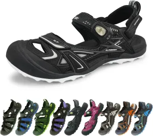 Gold Pigeon Shoes Toe Guard Unisex Outdoor Sandals, Easy Snap Lock Closure