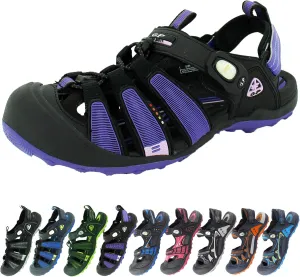 Gold Pigeon Shoes Toe Guard Unisex Outdoor Sandals, Easy Snap Lock Closure