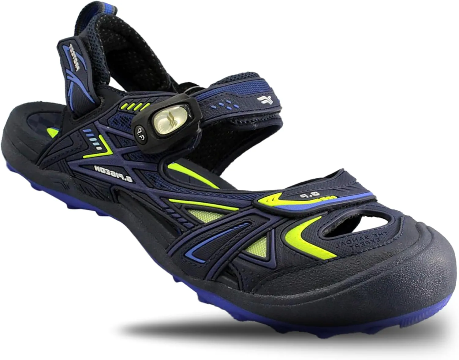 Gold Pigeon Shoes Toe Guard Unisex Outdoor Sandals, Easy Snap Lock Closure