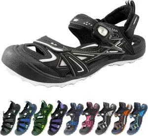 Gold Pigeon Shoes Toe Guard Unisex Outdoor Sandals, Easy Snap Lock Closure