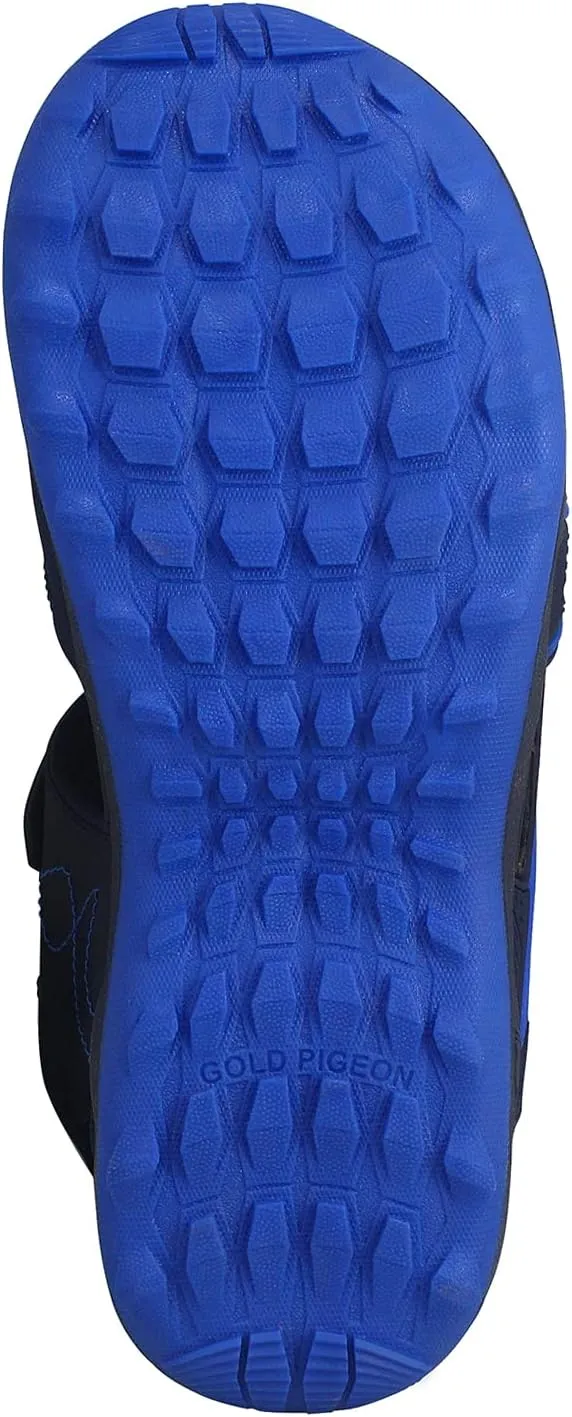 Gold Pigeon Shoes Toe Guard Unisex Outdoor Sandals, Easy Snap Lock Closure