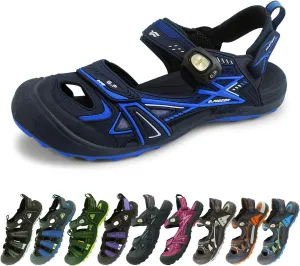 Gold Pigeon Shoes Toe Guard Unisex Outdoor Sandals, Easy Snap Lock Closure
