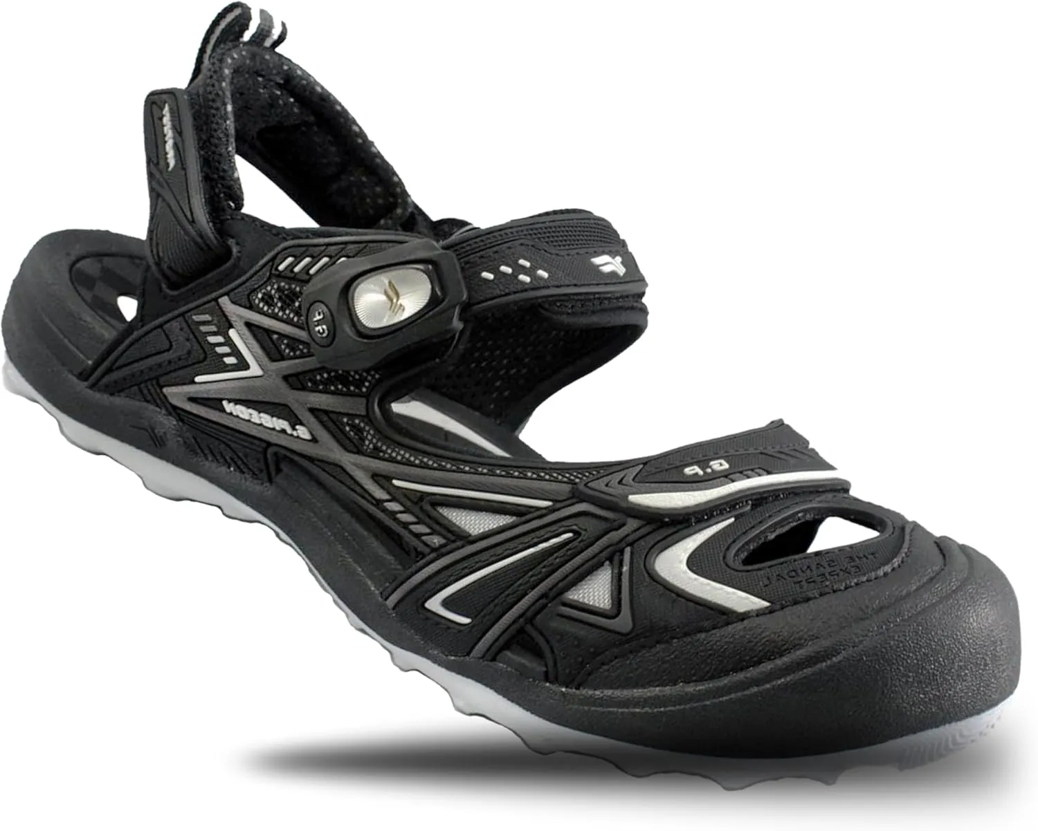 Gold Pigeon Shoes Toe Guard Unisex Outdoor Sandals, Easy Snap Lock Closure