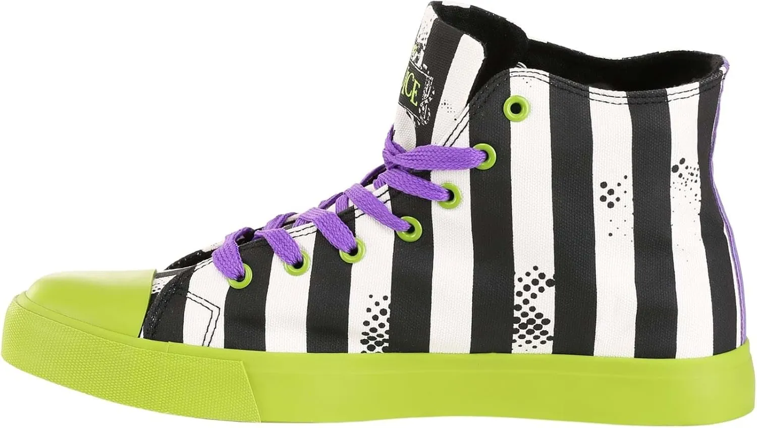Ground Up Beetlejuice Striped Unisex Sneakers