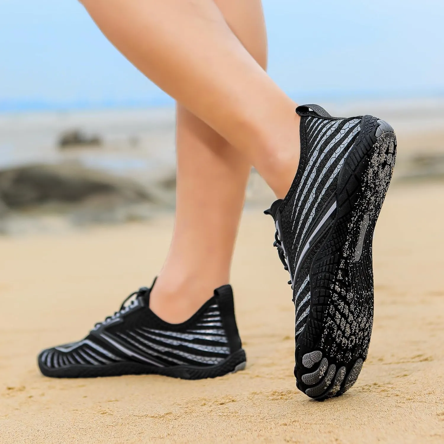 Grounded Footwear Barefoot Shoes for Neuropathy Women&Men Hiking Footwear Barefoot Womens Shoes Non-Slip Outdoor Unisex Water Pro Barefoot Shoes Wide Toe Box Sneakers Athletic Quick-Dry Lightweight