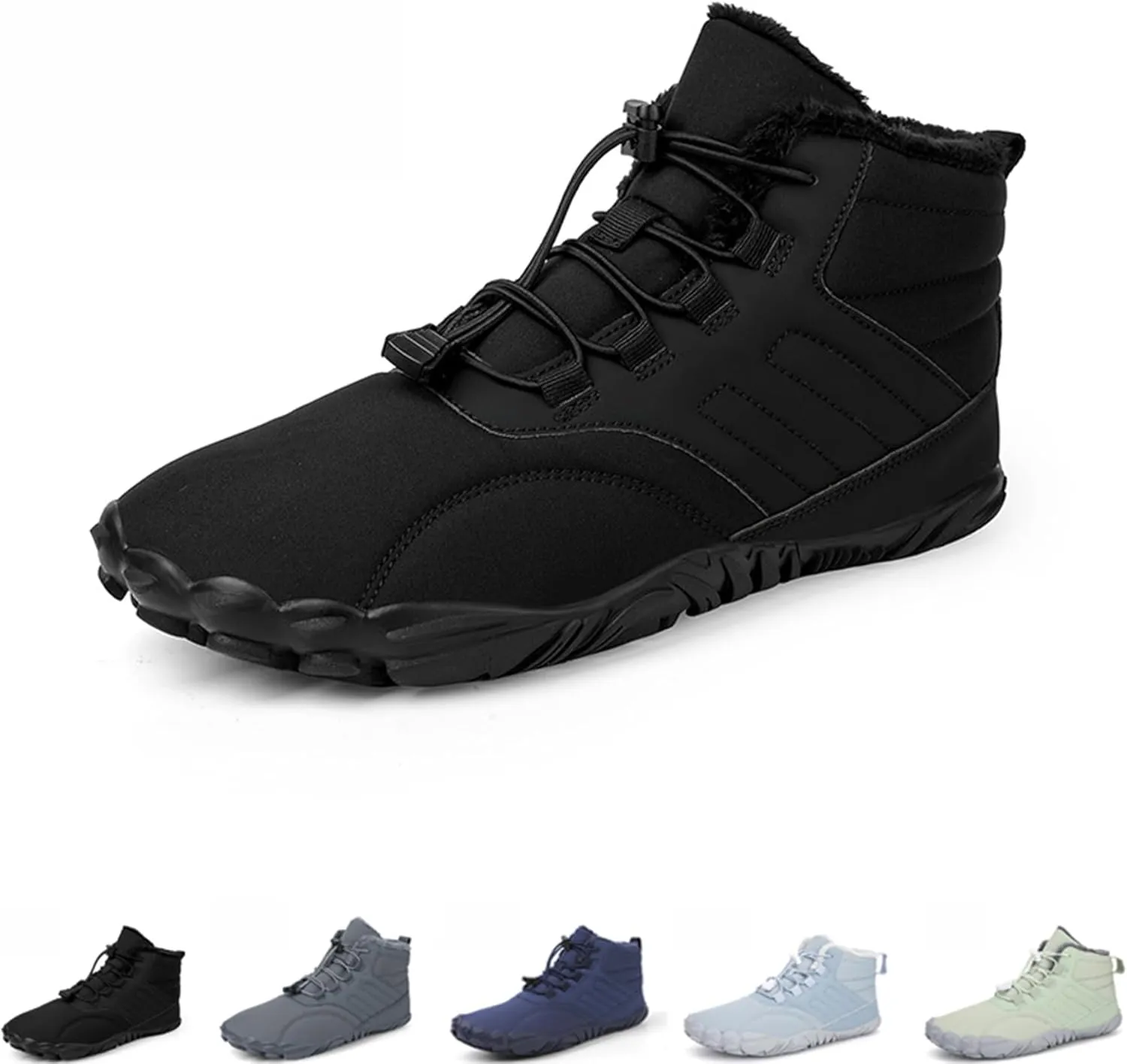 Grounded Winter Footwear For Women, Hike Winter Footwear Barefoot Womens Boots Men, Waterproof Wide Toe Box Barefoot Winter