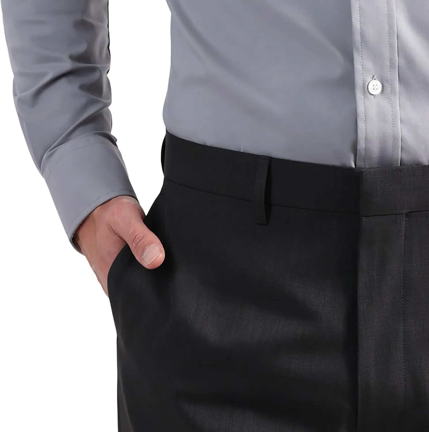 Haggar Men's Smart Wash Premium Stretch Classic Fit Regular and Big & Tall Suit Separates(Pants & Jackets)