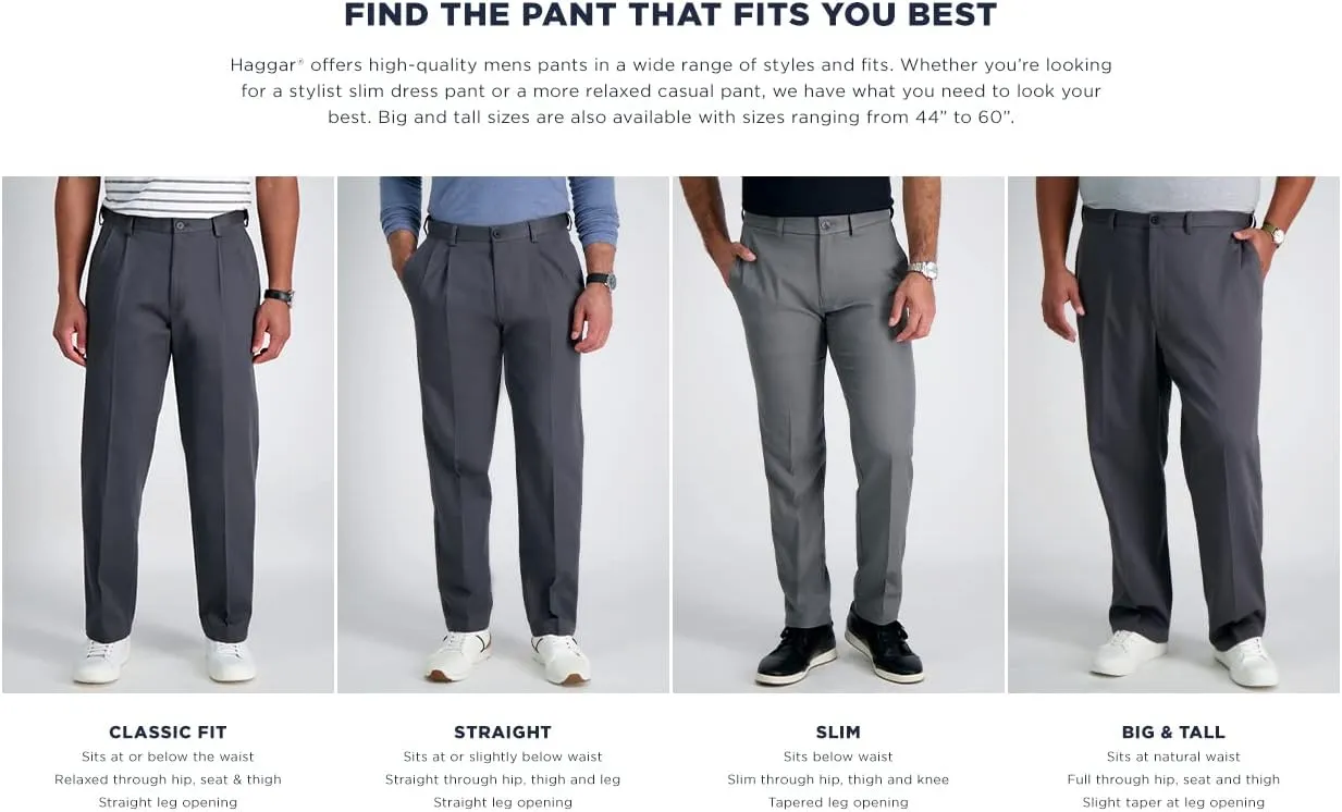 Haggar Men's Smart Wash with Repreve Tailored Fit Suit Separates-Pants & Jackets