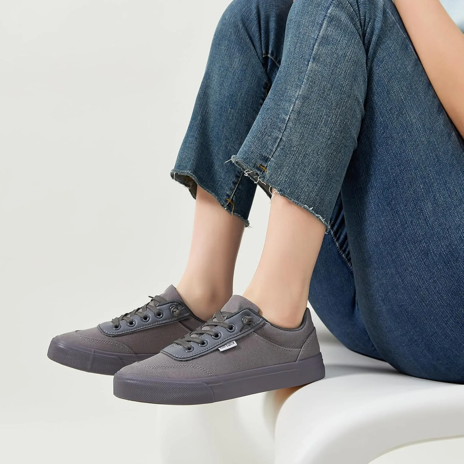 hash bubbie Unisex Slip on Sneakers Women's Canvas Sneakers Classic Non Slip Canvas Shoes Casual Tennis Shoes for Men