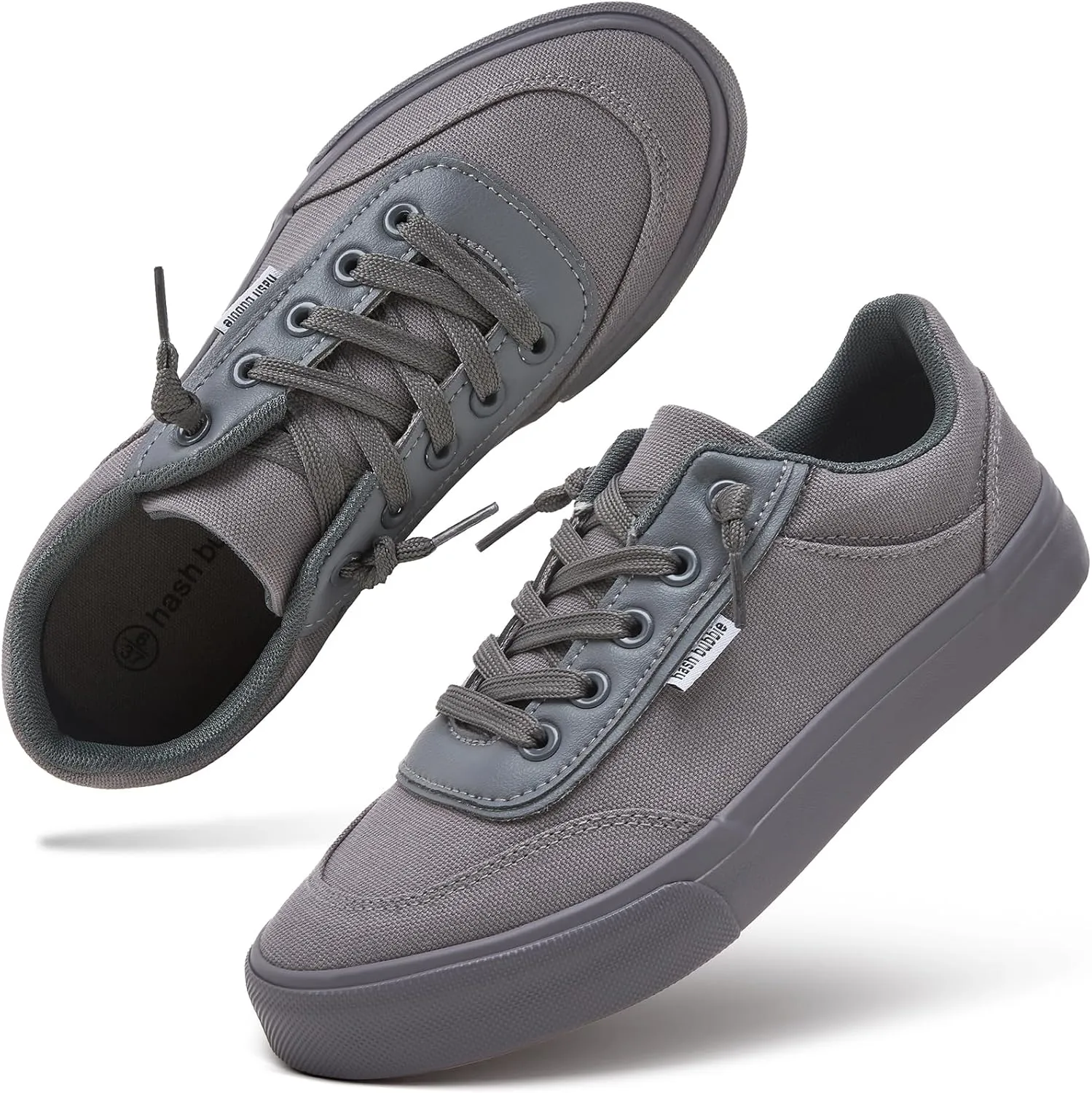 hash bubbie Unisex Slip on Sneakers Women's Canvas Sneakers Classic Non Slip Canvas Shoes Casual Tennis Shoes for Men