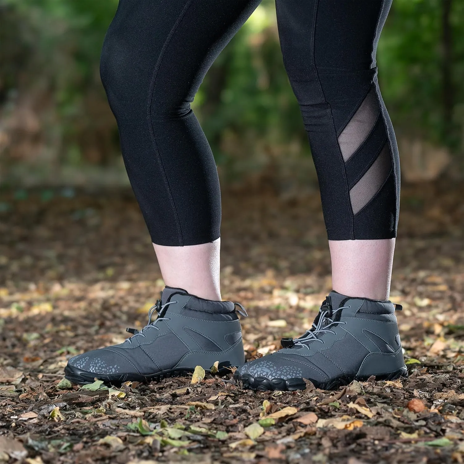 HF Vindra Flex Non-Slip and Universal Winter Barefoot Shoes for Women Men, Wide Toe Box, Lightweight walking Boots Promotes Healthy Foot Posture