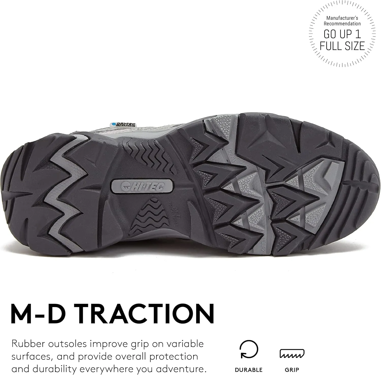 HI-TEC Apex Lite Mid WP Waterproof Hiking Boots for Women, Lightweight Outdoor and Trail Shoes