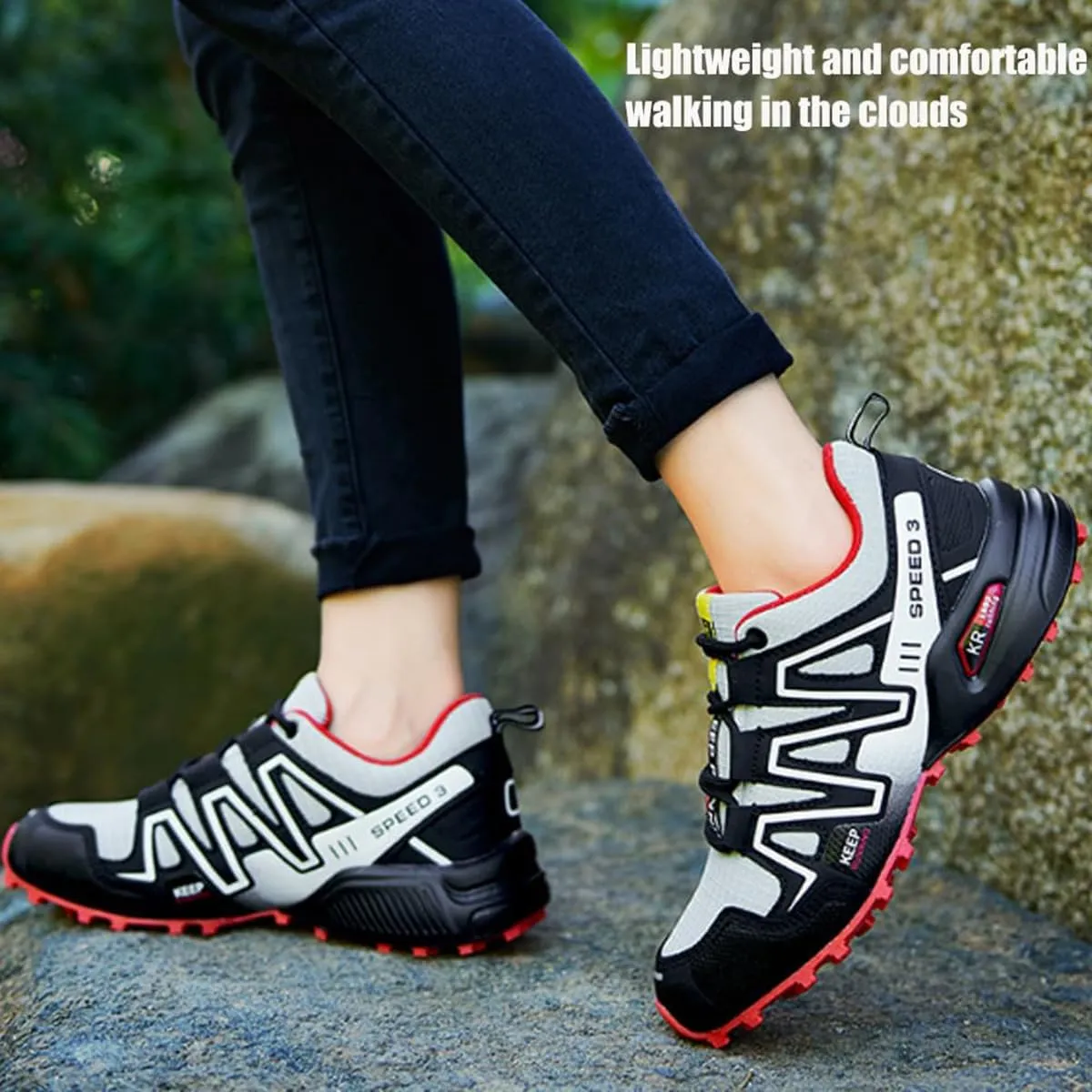 Hike Balance Shoes Women Men, Hike Orthopedic Sneakers, Breathable Non-Slip Wide Toe Box Climbing Boots
