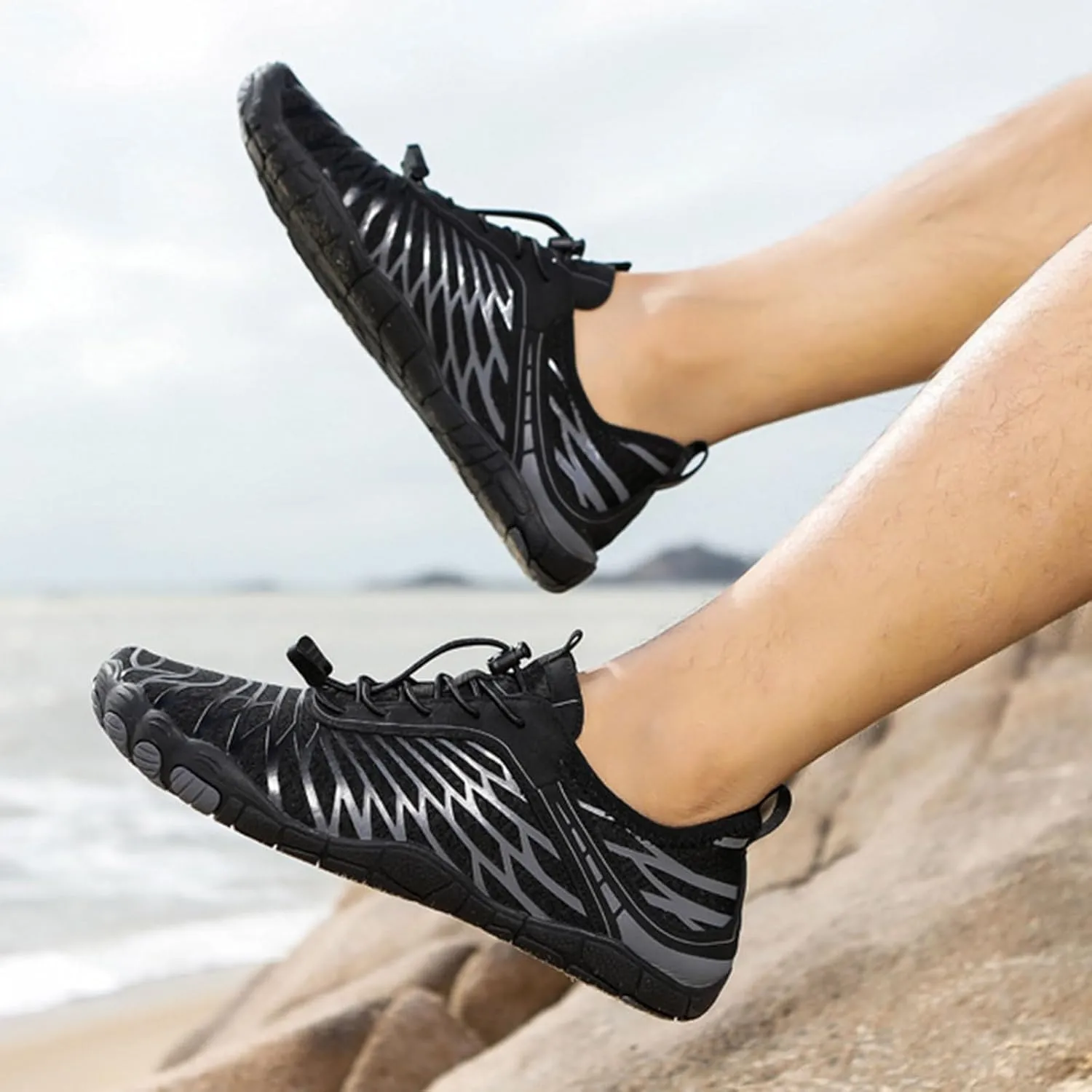 Hike Barefoot Footwear Shoes Women Men Pro Barefoot Shoes Healthy & Non Slip Wide Toe Box Womens Mens Lightweight Breathable Sports Hiking Walking Shoes Unisex