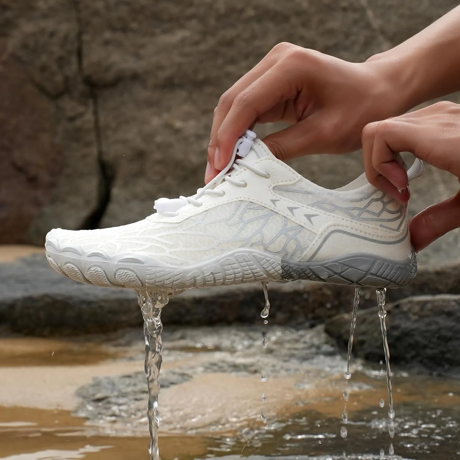 Hike Barefoot Footwear Shoes Women Men Pro Barefoot Shoes Healthy & Non Slip Wide Toe Box Womens Mens Lightweight Breathable Sports Hiking Walking Shoes Unisex