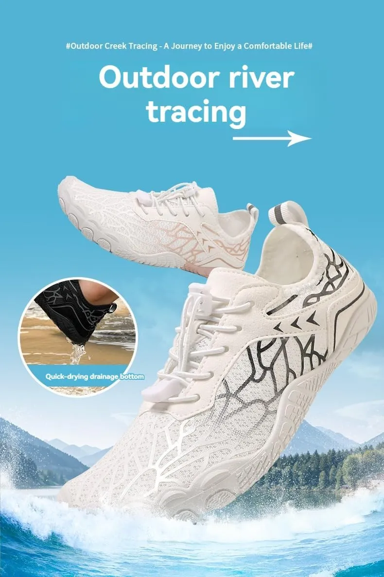 Hike Barefoot Footwear Women Men Pro Barefoot Shoes with Wide Toe Box Healthy & Non-Slip Hiking Shoes Unisex Women Water Shoe Men Outdoor Athletic Lightweight Breathable Comfy Athletic Footwear