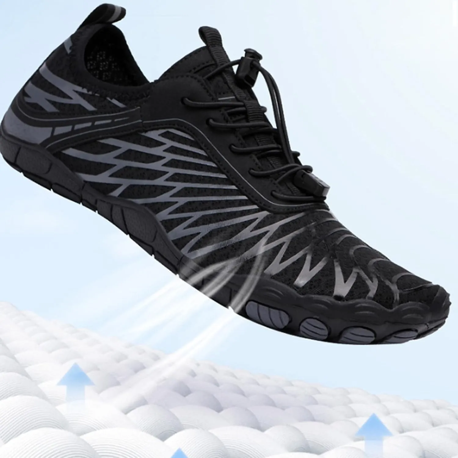 Hike Barefoot Footwear Women Men Pro Barefoot Shoes with Wide Toe Box Healthy & Non-Slip Hiking Shoes Unisex Women Water Shoe Men Outdoor Athletic Lightweight Breathable Comfy Athletic Footwear