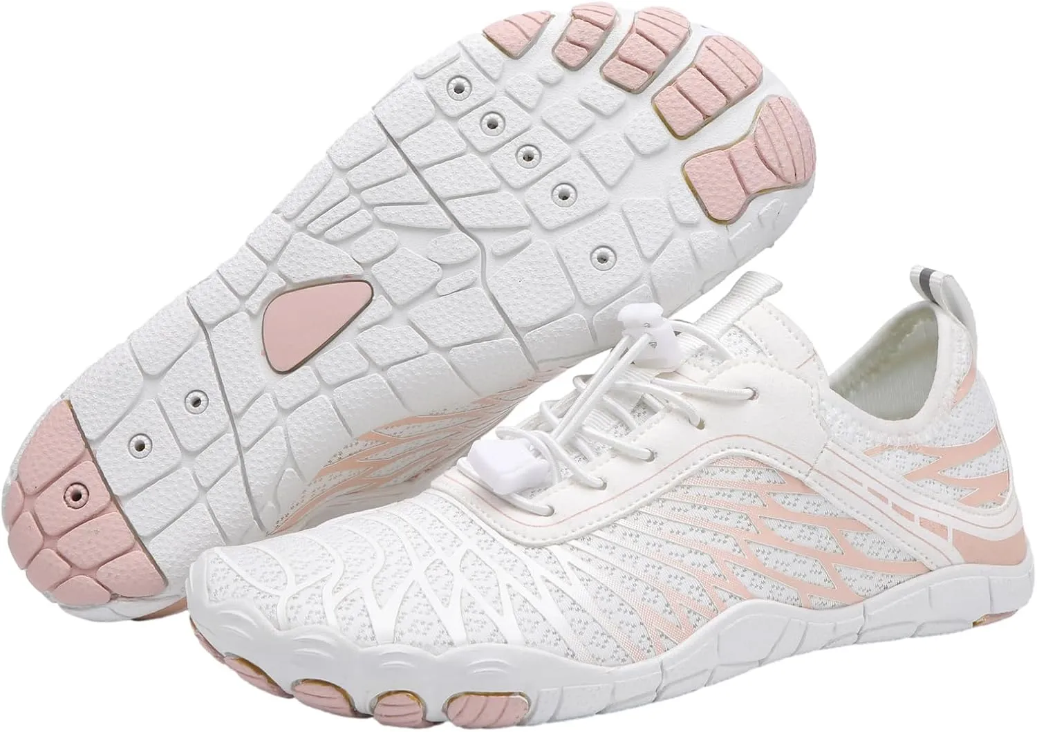 Hike Barefoot Footwear Women Men Pro Barefoot Shoes with Wide Toe Box Healthy & Non-Slip Hiking Shoes Unisex Women Water Shoe Men Outdoor Athletic Lightweight Breathable Comfy Athletic Footwear