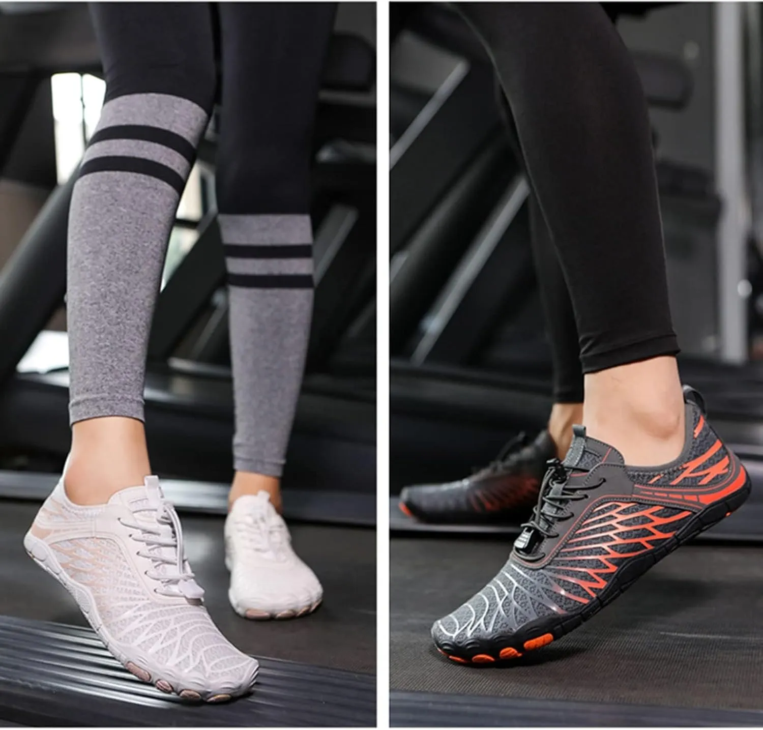 Hike Barefoot Footwear Women Men Pro Barefoot Shoes with Wide Toe Box Healthy & Non-Slip Hiking Shoes Unisex Women Water Shoe Men Outdoor Athletic Lightweight Breathable Comfy Athletic Footwear