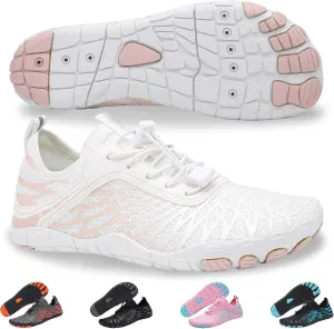 Hike Barefoot Shoes for Women Men - Quick Dry Wide Toe Box Beach Swim Athletic Sports Shoes, Non-Slip Hike Yoga Lightweight Footwear Aqua Hiking Walking Kayaking Diving Surfing